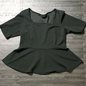 Ashley Stewart Plus Size Black Blouse